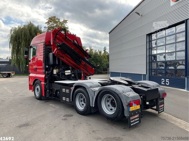Kranbil Man TGX 28.440 Euro 6 Fassi 23 Tonmeter laadkraan +...