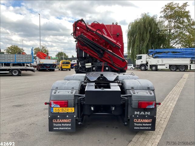Kranbil Man TGX 28.440 Euro 6 Fassi 23 Tonmeter laadkraan +...