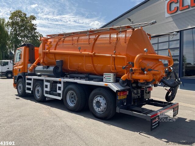 Suction vehicle DAF FAX 85 CF 340 Droge stoffen blaas installatie J...