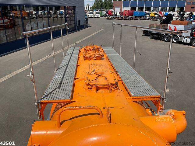 Suction vehicle DAF FAX 85 CF 340 Droge stoffen blaas installatie J...