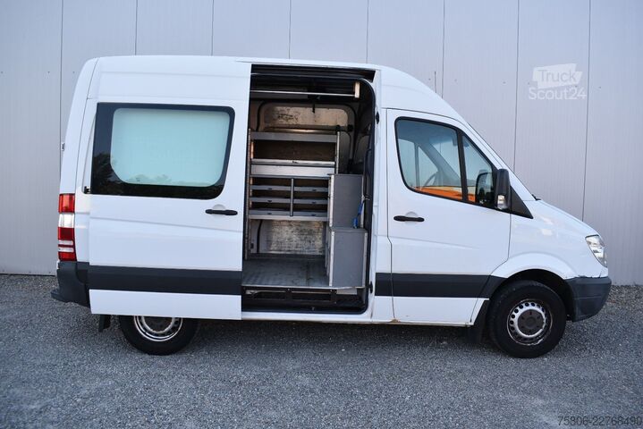 Dubă cu acoperiș înalt MERCEDES-BENZ Sprinter 313 CDI Hoch Sortimo Getriebeschaden