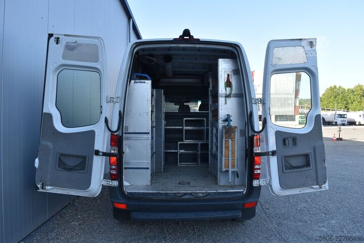 Dubă cu acoperiș înalt MERCEDES-BENZ Sprinter 313 CDI Hoch Sortimo Getriebeschaden