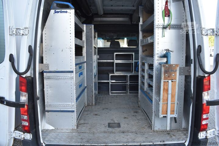 Dubă cu acoperiș înalt MERCEDES-BENZ Sprinter 313 CDI Hoch Sortimo Getriebeschaden