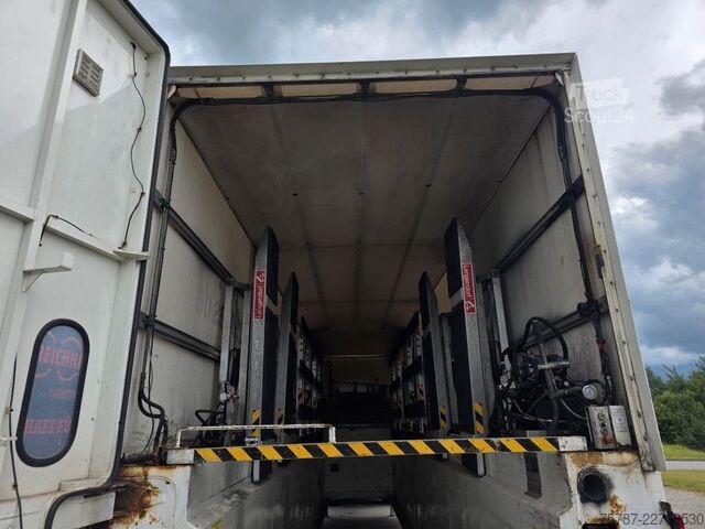 Semiremorcă LANGENDORF Innenlader Glas, Lift, deutsch, Strombetrieb
