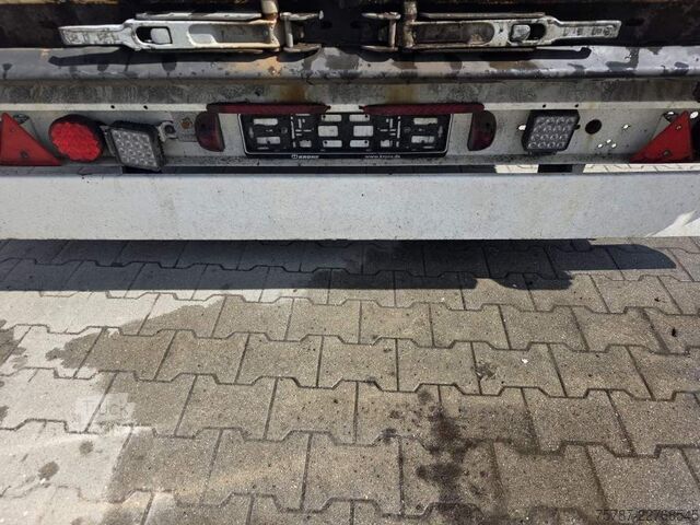 Semiremorcă deschisă cu prelată KRONE Gardine Lowliner, Joloda-Schienen, Hubdach