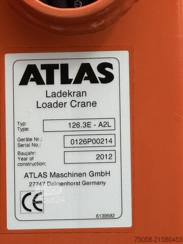 Abrollkipper Mercedes-Benz ATEGO 2024 - 48 TKm - 1. Hand - Kran