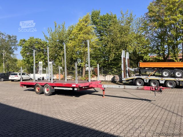 Remorcă deschisă Auwärter X-LTL110  Tandempritsche, ausziehbar