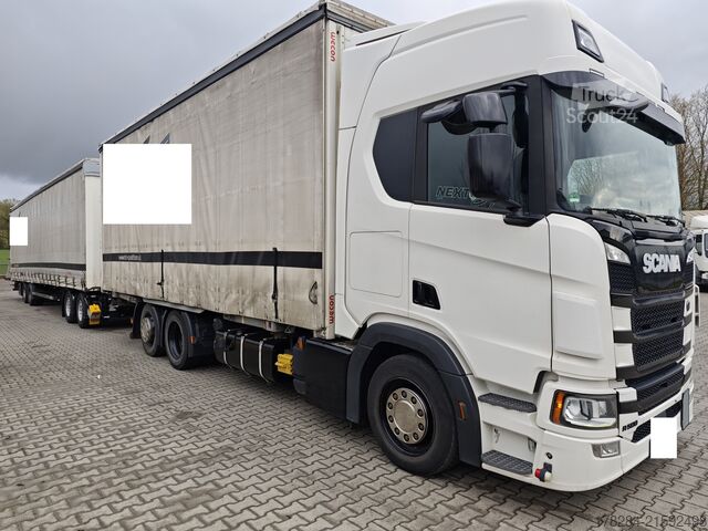 Kamion sa zamjenjivom nadogradnjom SCANIA S500  LANG LKW  MEGA BDF Vollausstattung