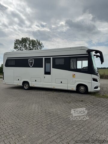 Integrisani kamper Morelo 85L,Klima,Hubst.,MwSt.,TV-Hubbett