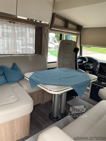 Integrisani kamper Morelo 85L,Klima,Hubst.,MwSt.,TV-Hubbett