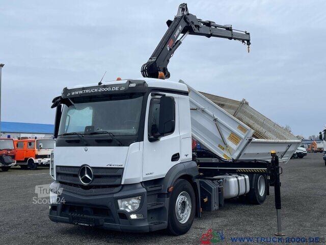 Lastbilmonteret kran Mercedes-Benz Antos 1830 Hiab X-HIDUO138E2 Kran +FB 5+6 Kreis