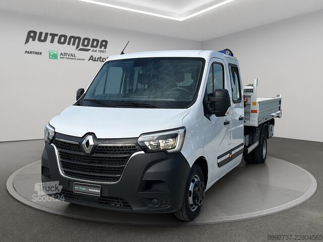 RENAULT MASTER 45Q. Dvojkabína, sklápacie vozidlo s hydraulickou rukou Renault MASTER