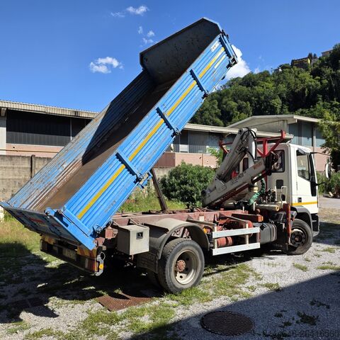 φορτηγό με ανατρεπόμενη καρότσα και γερανό IVECO EuroCargo 120 E 18