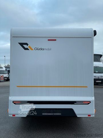 Teilintegriertes Wohnmobil GLUECKSMOBIL S 72DL *Hubbett*Face-to-Face