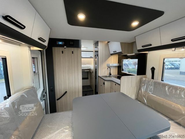 Teilintegriertes Wohnmobil GLUECKSMOBIL S 72DL *Hubbett*Face-to-Face