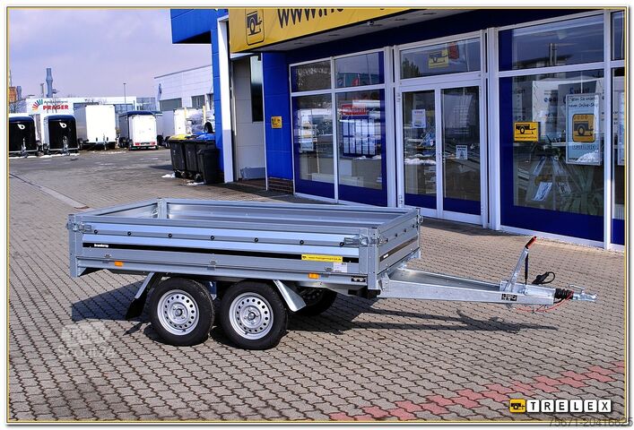 Trailer för bil Brenderup 3251STB 1300 kg Tandem-Hochlader NEU