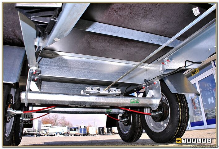 Trailer för bil Brenderup 3251STB 1300 kg Tandem-Hochlader NEU