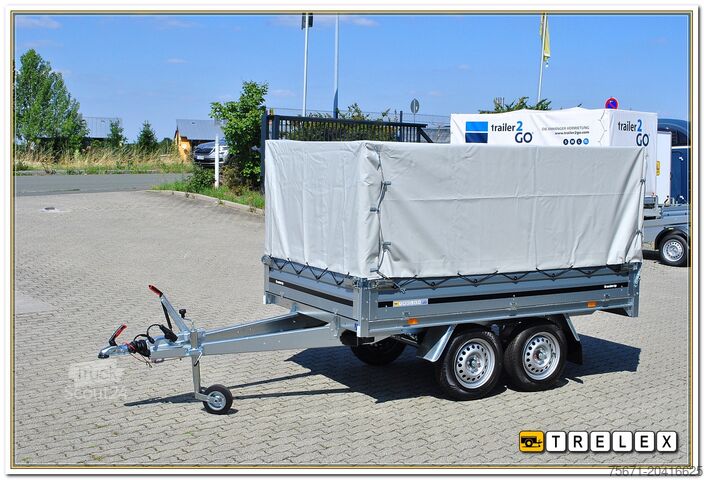 Trailer för bil Brenderup 3251STB 1300 kg Tandem-Hochlader NEU