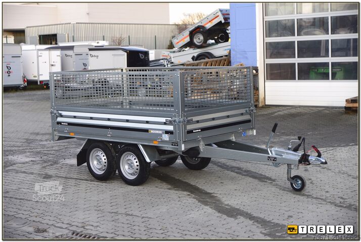 Trailer för bil Brenderup 3251STB 1300 kg Tandem-Hochlader NEU