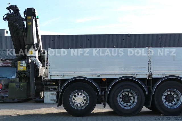 Γερανός τοποθετημένος σε φορτηγό SCANIA G410 Pritsche Kran Retarder Lift-/Lenkachse