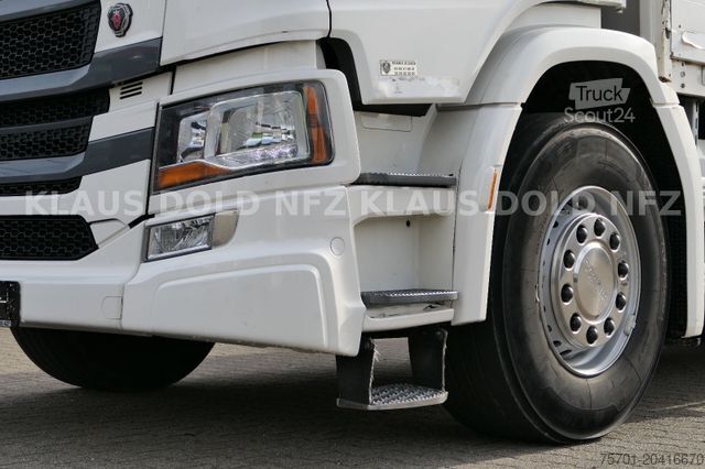 Γερανός τοποθετημένος σε φορτηγό SCANIA G410 Pritsche Kran Retarder Lift-/Lenkachse