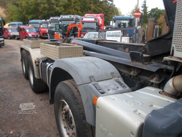 Kroklastebil MAN TGS 41.480/8x4/Abroller HIAB KNICKARM