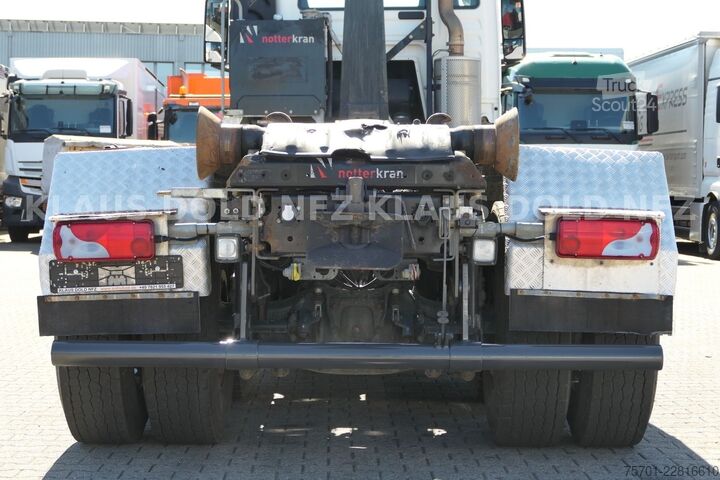 Камион с кука за контейнери MAN TGS 35.480 Abrollkipper Hiab Retarder Euro 6