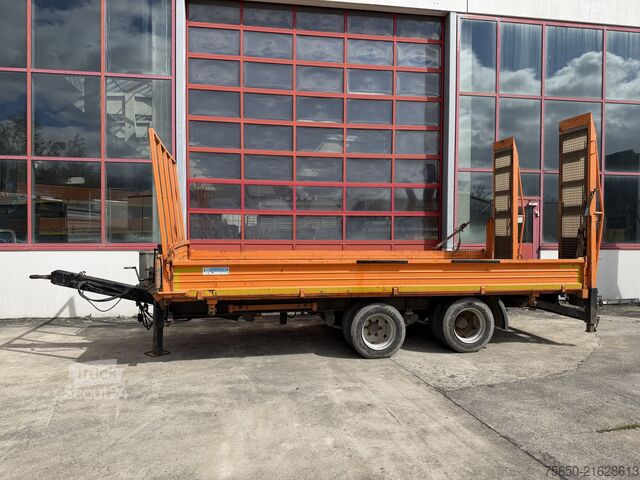 Kiepaanhangwagen Blomenroehr 896/14000  14 t Tandem 2 Seiten Kipper   Tieflader