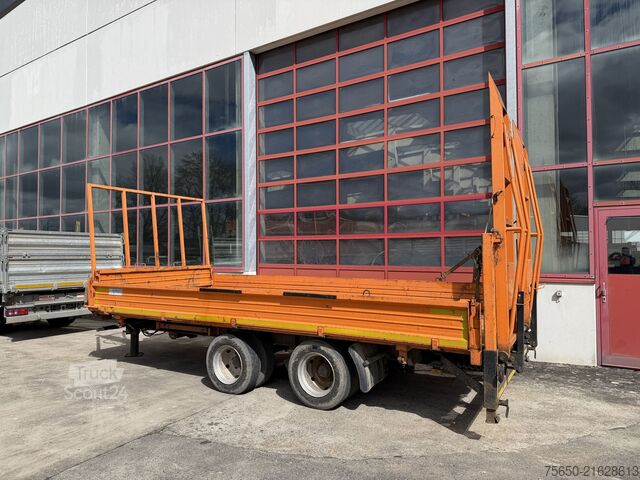 Kiepaanhangwagen Blomenroehr 896/14000  14 t Tandem 2 Seiten Kipper   Tieflader