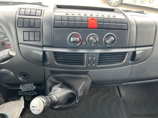 Flatbed truck with tarp IVECO EUROCARGO 120E22 PLANE, SCHALTER LBW