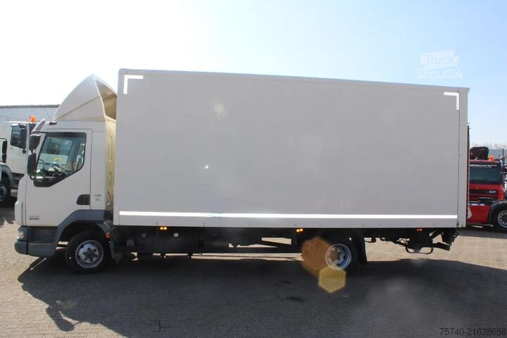 Box body DAF LF 45.160 + EURO 5 + LIFT +MANUAL +  7.5T