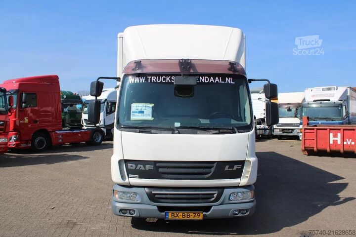 Box body DAF LF 45.160 + EURO 5 + LIFT +MANUAL +  7.5T