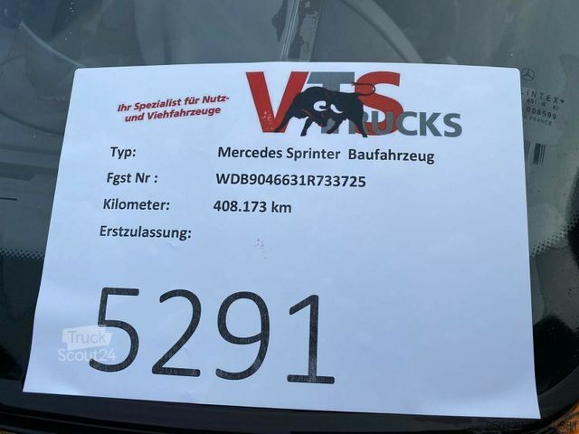 Φορτηγό δεξαμενή κενού MERCEDES-BENZ Sprinter Kasten Hochdach 413 CDI