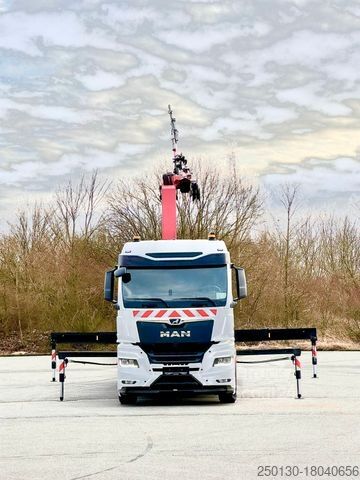 Żuraw samochodowy MAN TGX TG3 26.510 HMF Kran 5020K RCS + JIB