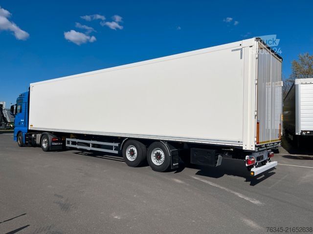 Box semitrailer WIELTON NF 2 DS  2-Achs Kofferauflieger