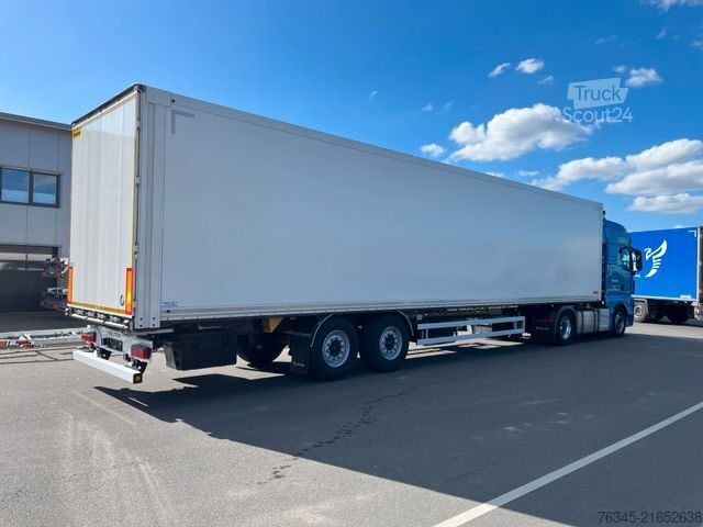 Box semitrailer WIELTON NF 2 DS  2-Achs Kofferauflieger