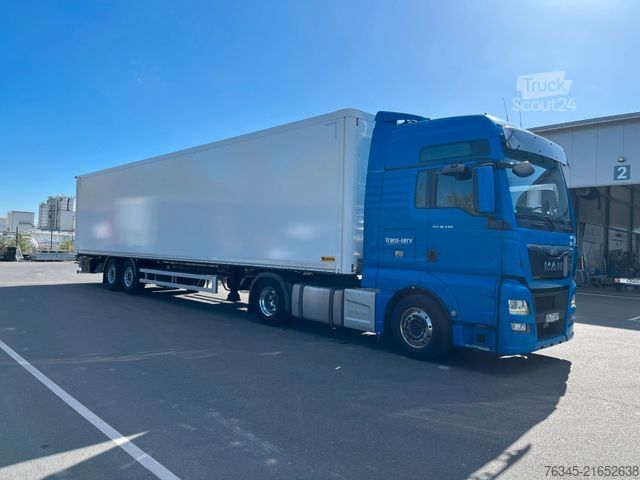 Box semitrailer WIELTON NF 2 DS  2-Achs Kofferauflieger