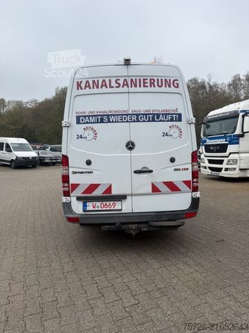 Saugwagen MERCEDES-BENZ 516 CDI, erst 222 Tkm, guter Zustand, Leistikow