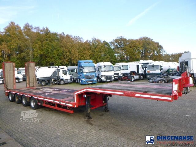 Semi surbaissé Nooteboom 4-axle semi-lowbed trailer ext. 73 t + ramps