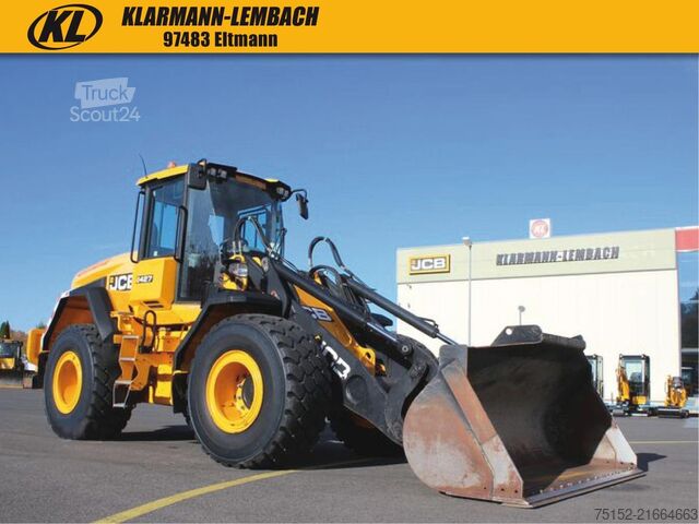 Chargeuse-pelleteuse JCB 427 HT High-Lift Hubgerüst + 40 cm