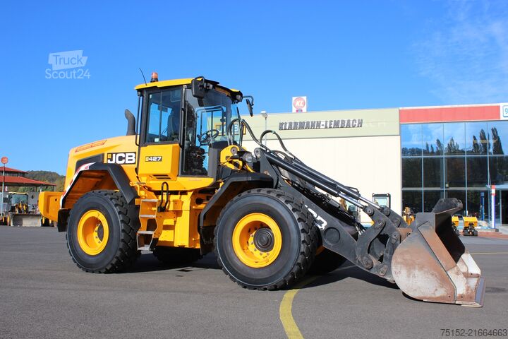 Chargeuse-pelleteuse JCB 427 HT High-Lift Hubgerüst + 40 cm