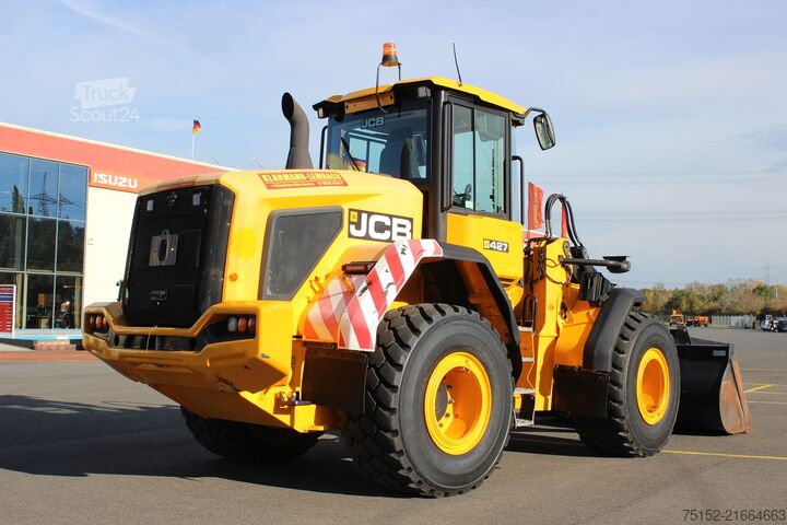 Chargeuse-pelleteuse JCB 427 HT High-Lift Hubgerüst + 40 cm