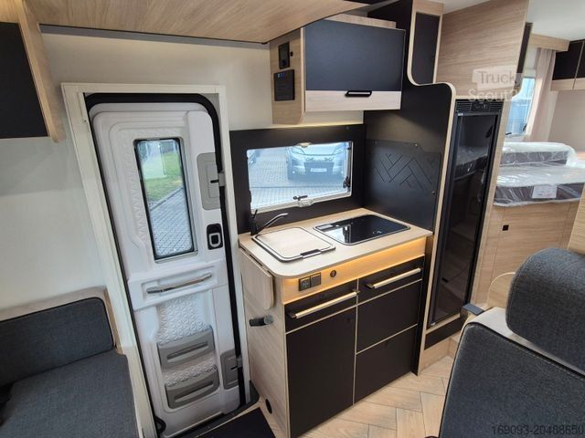 Halvintegrerad husbil CHAUSSON 627 Titanium Line *MJ26*Arctic*Hubbett*Automatik