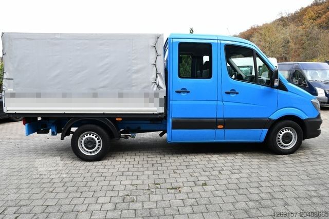 Aizkaru sānu furgons MERCEDES-BENZ Sprinter 313CDI Pritsche/Plane DoKa Standheizung