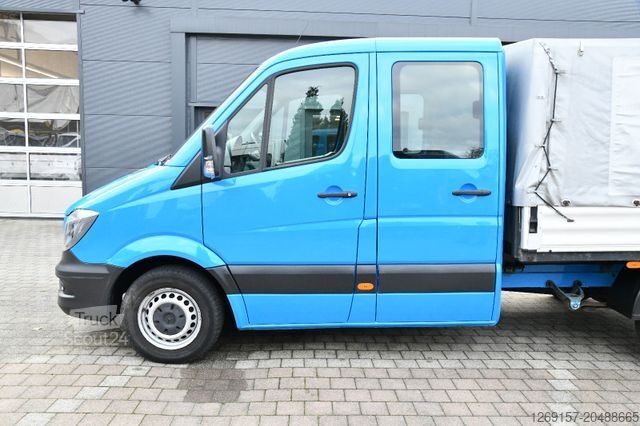 Aizkaru sānu furgons MERCEDES-BENZ Sprinter 313CDI Pritsche/Plane DoKa Standheizung