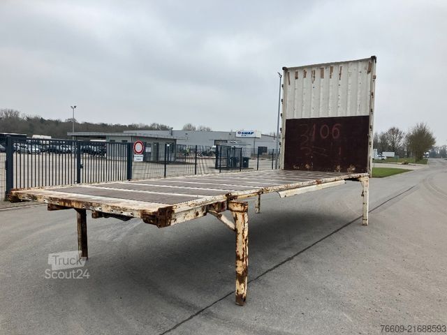 Değiştirme kasalı treyler KRONE Wechselbrücke Pritsche