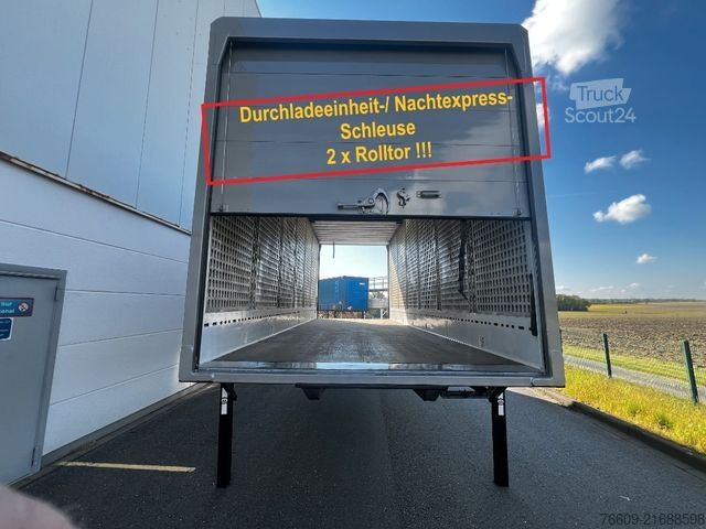 Değiştirme kasalı treyler KRONE Heck & Front  Alu.- Rolltor