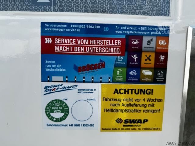 Değiştirme kasalı treyler KRONE Heck Alu.- Rolltor