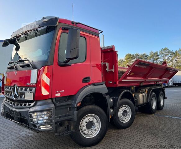 Háromoldalas billenős teherautó Mercedes-Benz 4146 K 8x4 Meiller Bordmatik 41t