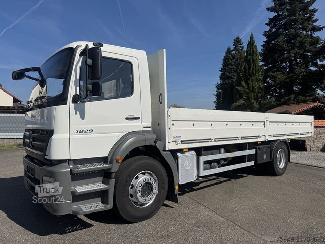 Axor 1829 L platós teherautó, 7,35 m-es raktér, légrugózás Mercedes-Benz Axor 1829 L Pritsche 7,35m, Luftfederung